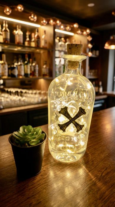 Lampa Decorativa pentru Citit sau Decor, Sticla Bumbu, pe Baterii