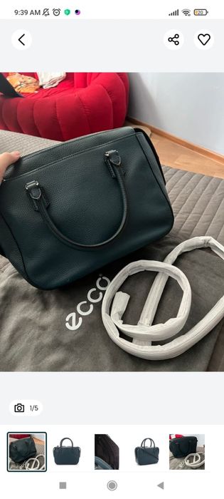 Сумка ECCO кожанная новая