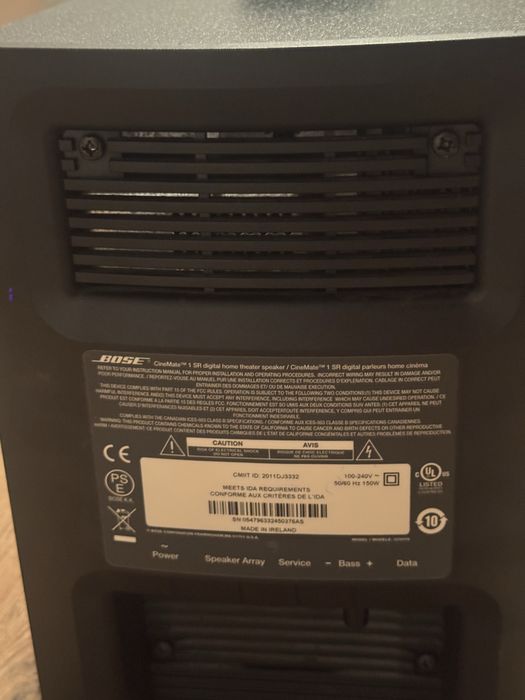 Bose Cinemate Sr1 - soundbar, subwoofer, telecomanda