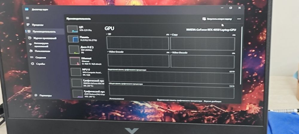 HP VICTUS на гарантии,