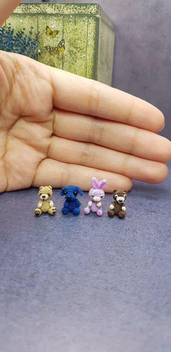 Вязаные миниатюрные игрушки