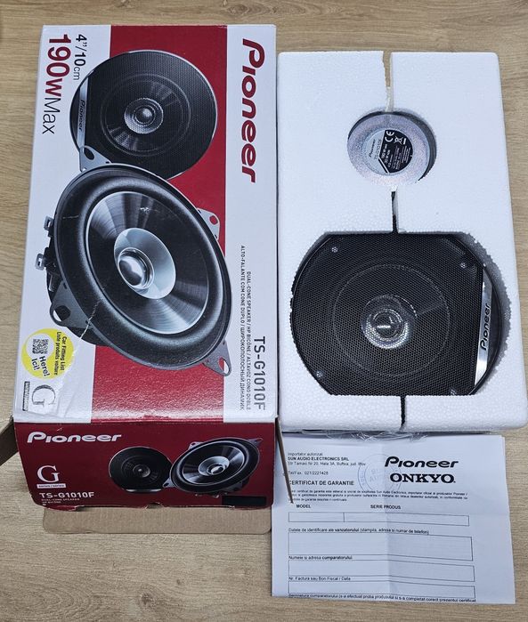 Difuzoare PIONEER 16,5cm 6,5 inci 10cm 4 inci