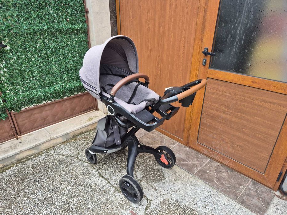 ТОП ОФЕРТА! Детска количка  Stokke Xplory V6 + Подарък проходилка