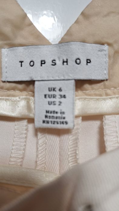 Pantalin conic, culoarea untului,.Topshop