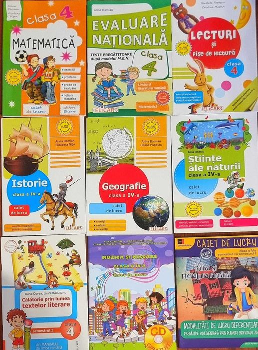 Auxiliare noi pentru Clasa a-3-a si Clasa a-4-a
