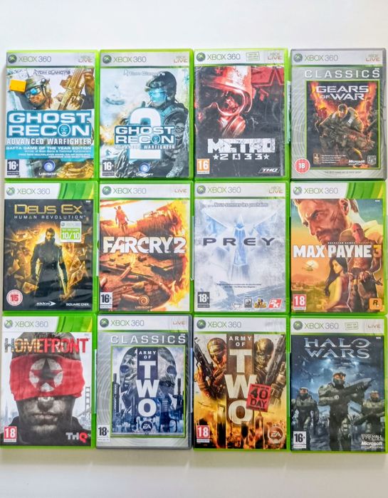 Vând jocuri pentru Xbox 360
