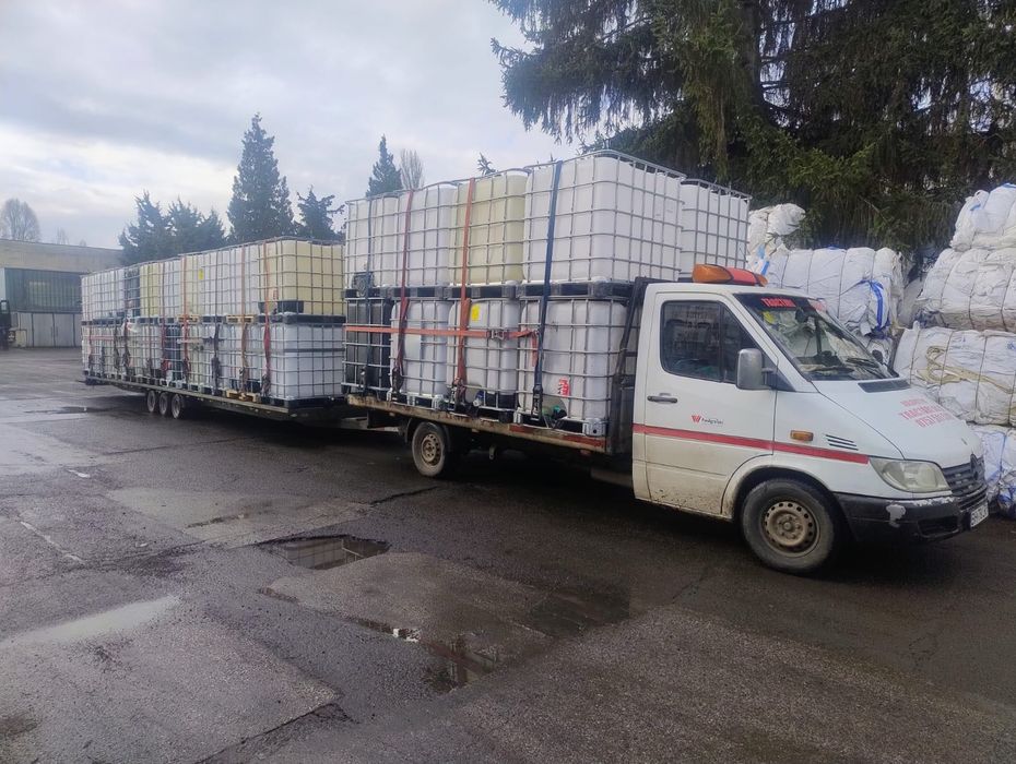 Butoi 1000 l ibc curate perfect pentru apa irigatii