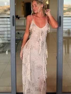 Елегантна нова рокля ZARA с етикет, размер S, 59€