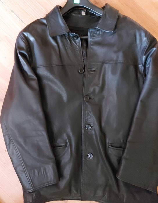 Мъжко яке от естествена кожа