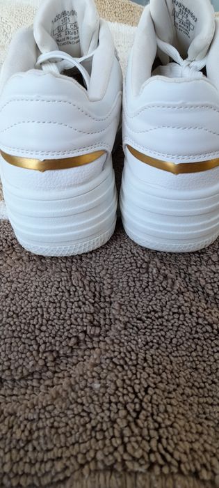 Bershka platform sneakers with Metallica details
