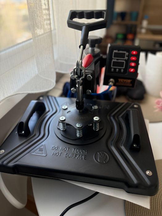 Термопреса VEVOR 5 в 1 с размер 30 x 38 см (12 x 15 инча)