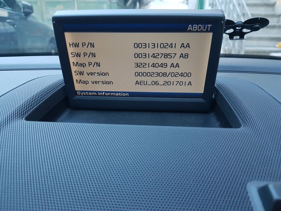 DVD Actualizare Harti Navigatie VOLVO S40 - V50 - XC90 - C30