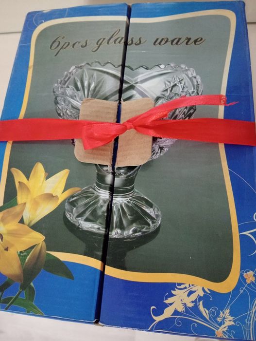 Ваза для конфет хрустальная