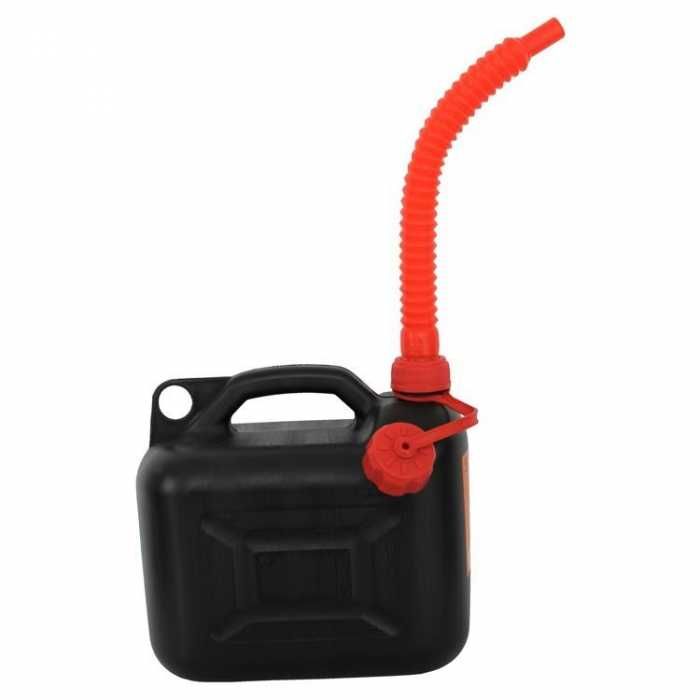 Пластмасова туба за гориво с накрайник HICO - 5L