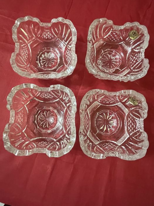 4 шт хрустальные вазы