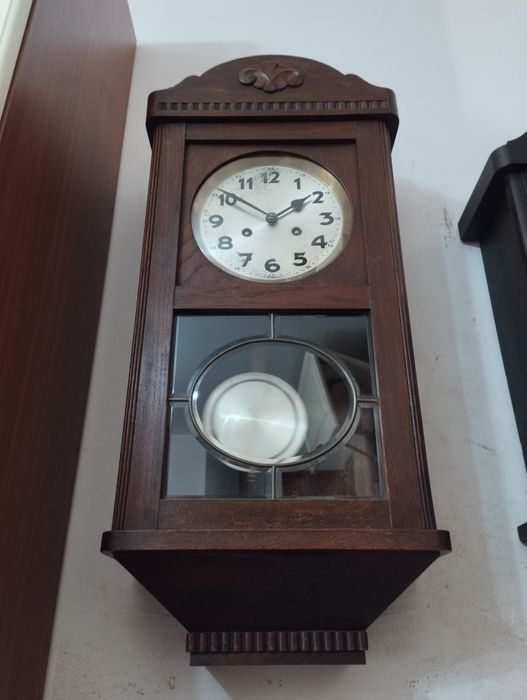 Ceas pendula de perete anii 30 cu pendul