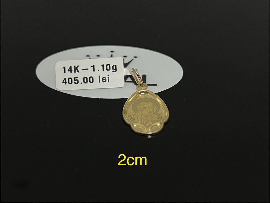 Bijuteria Royal CB : Pandant aur 14k 1,10gr 2cm