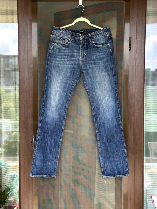 Мъжки дънки Hugo Boss (Kansas Regular Fit) - размер W32 / L34, Отлично състояние