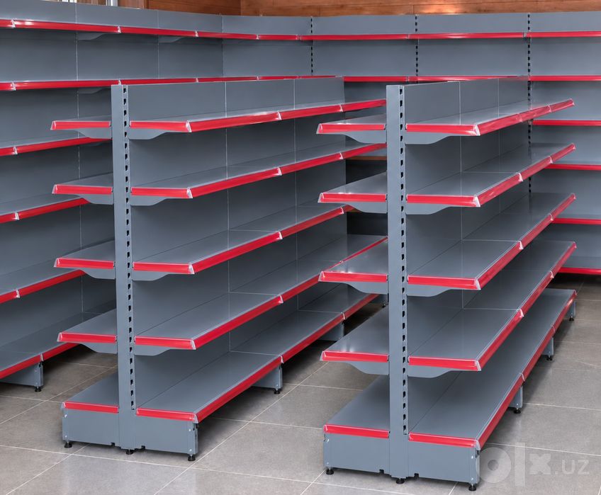 Supermarket tokchalar, dokon stelaji, metal stilaj, temir polka