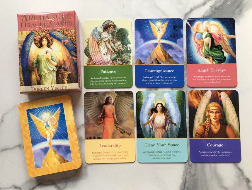 RAR,ARCHANGEL ORACLE,Carti Oracol Arhangheli,Doreen Virtue,ORIGINAL,SG