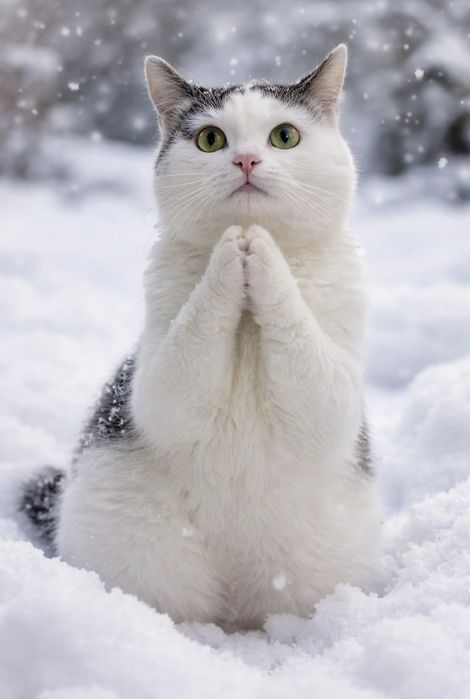 Кошечка мечтает жить дома!