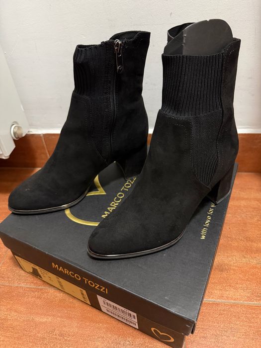 Боти 36 номер ,естествен велур