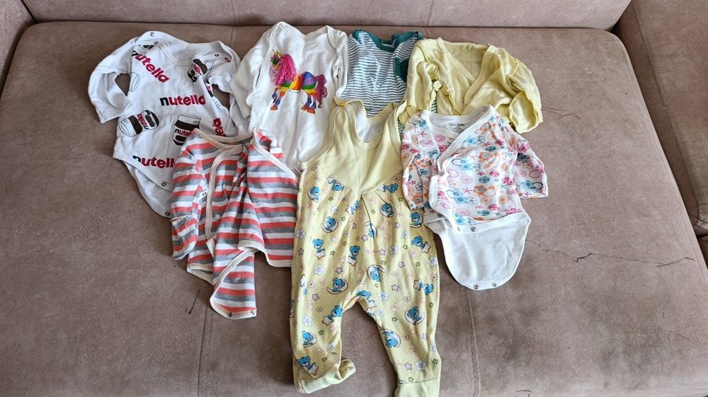 Пакет детских вещей 0-12 мес