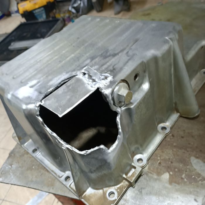 Ремонт  масляных поддонов