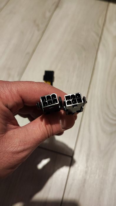 Cablu de alimentare 2x6 pini mamă la 8 pini tata 20 cm