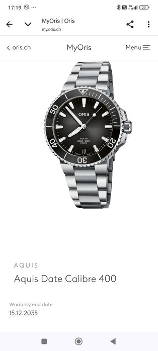 ЧИСТО НОВ Oris Aquis Calibre 400 (41.5 мм) - 10 Години Гаранция - Топ