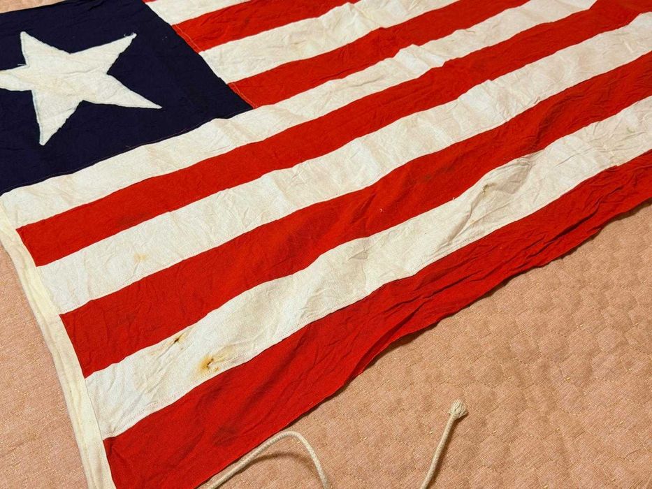 Drapel original vechi al Republicii Liberia
