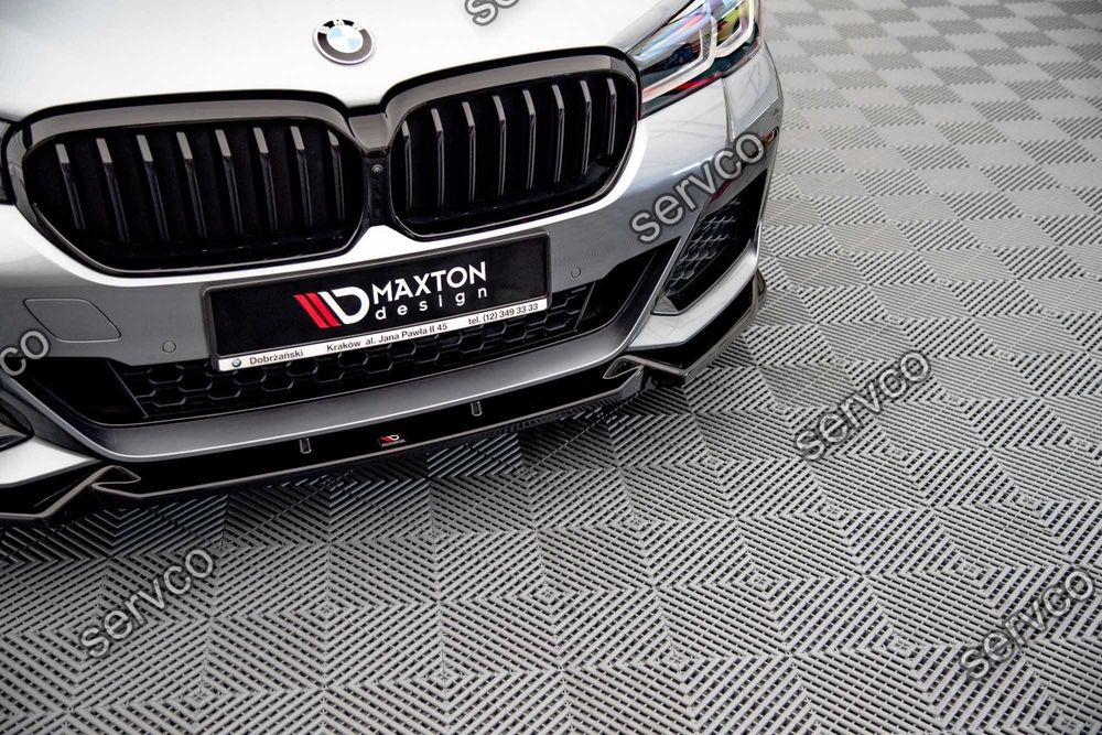 Prelungire bara fata BMW Seria 5 G30 M-Pack 2020- v5 - Maxton Design