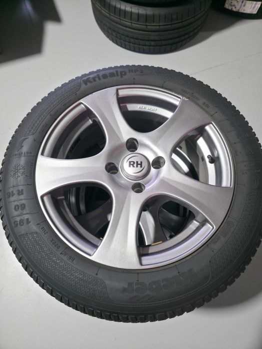 ROTI Jante + Anvelope M+S IARNA - 195/60/16 - 4x108 16'' - Dedicate Peugeot 2008 / Citroen / Opel Mokka / DS
