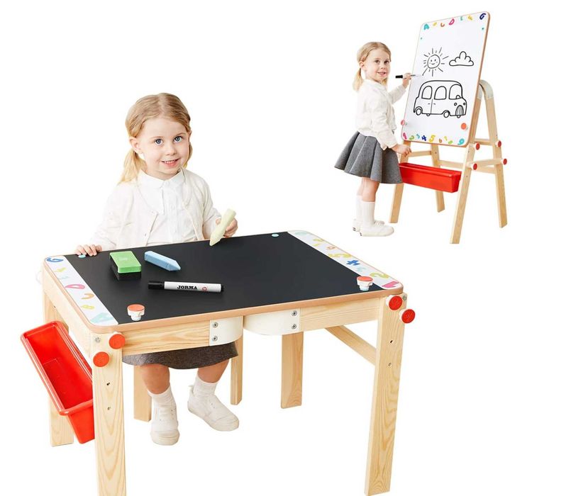 Topbright ! 2в1 Мултифункционална двустранна магнитен статив - маса