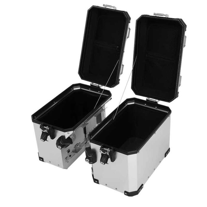 SET Cutii Genti Laterale Sidecase Aluminiu 48L pentru BMW GS R1200 R1250 F850 F900 A273