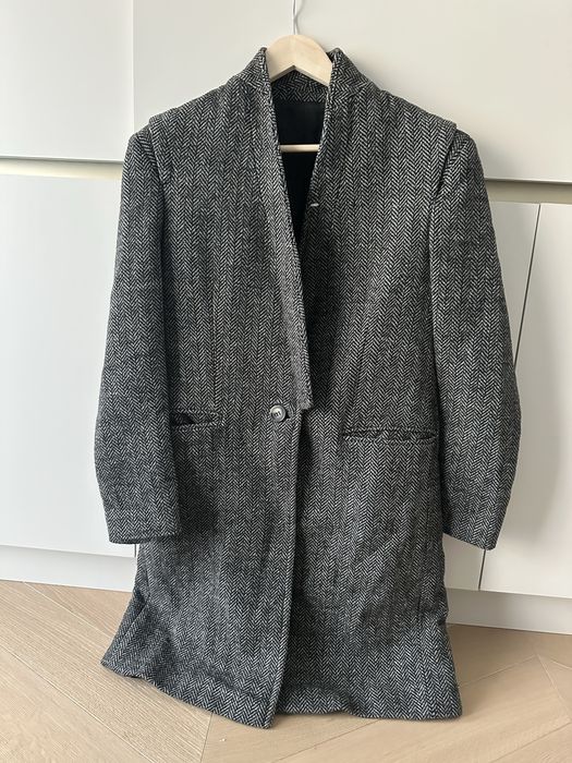 Palton lana Pnk cambrat