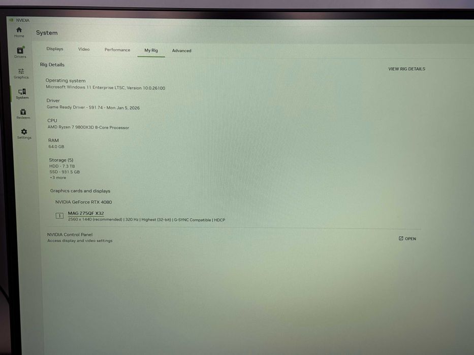 Игровой мощный ПК: 9800X3D, RTX 4080, 64G DDR5-6400 RAM, NVME 7+ TB