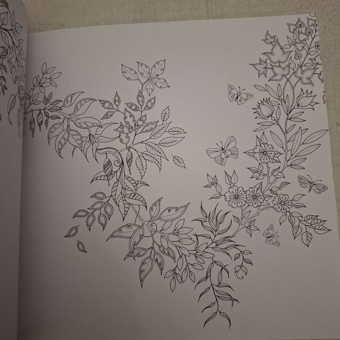 Антистрес рисувателна книга "Тайната градина" Джохана Босфорд.