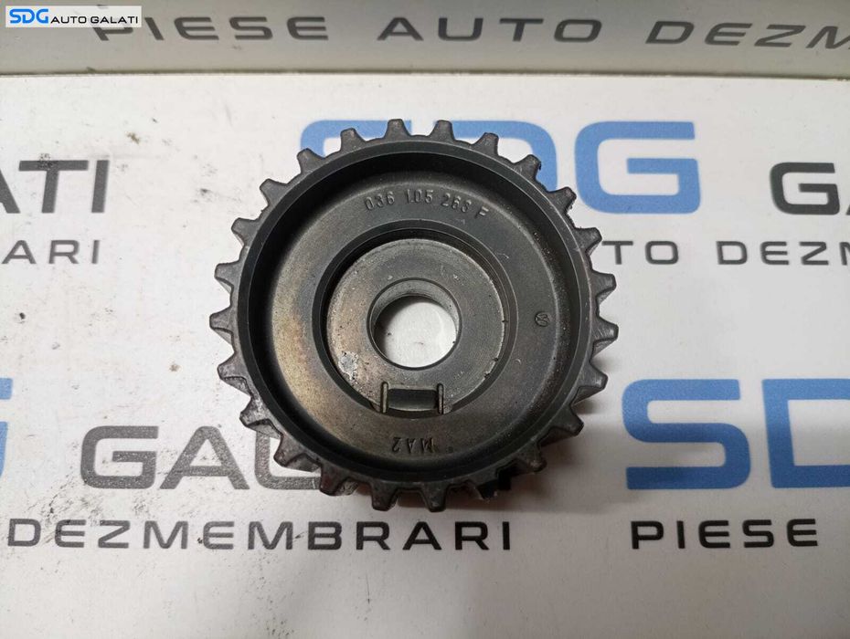 Fulie Pinion Distributie Vibrochen Arbore Cotit Volkswagen Golf 4 1.4 B 1998 - 2005 Cod 036105263F [M5254]