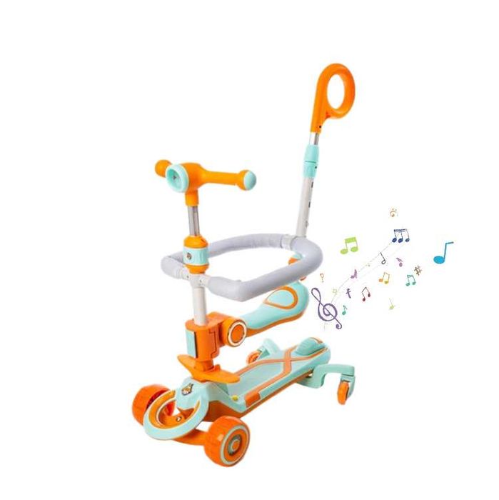 Trotineta Smart The Ultimate 7 in 1, pentru copii cu lumini si sunete