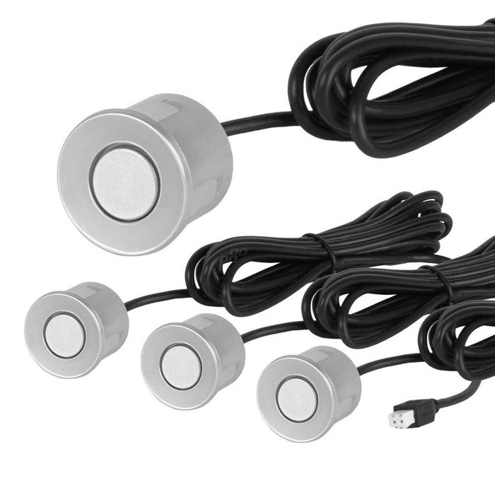 Парктроник с 4 сензора и дисплей, сиви датчици