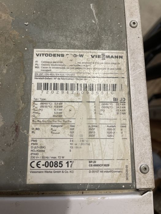 Vind centrala in condensatie viesmann