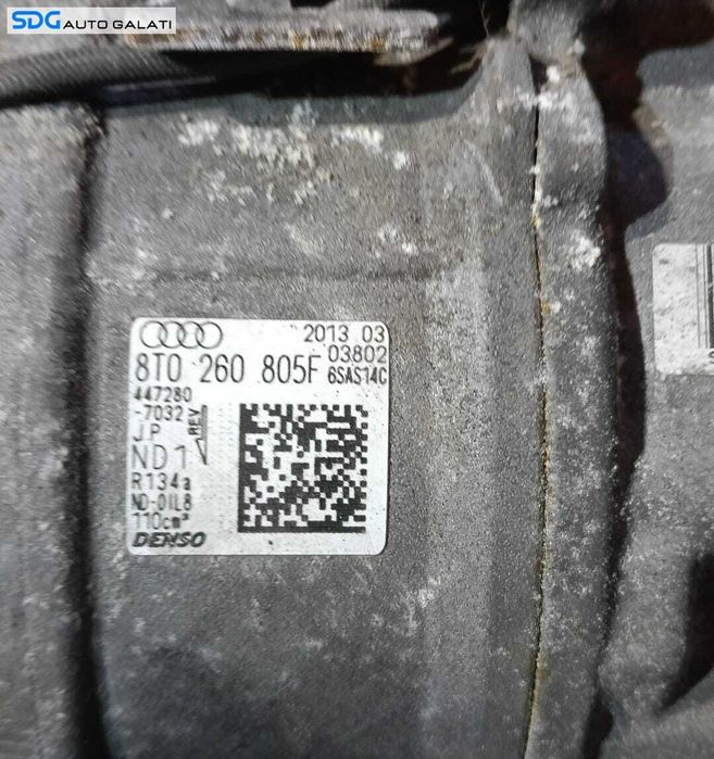 Compresor AC Aer Conditionat Clima Audi A4 B8.5 2.0 TDI 2012 - 2015 Cod 8T0260805F [MX0184]