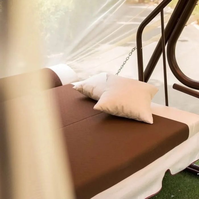 Садовые качели с москитной сеткой