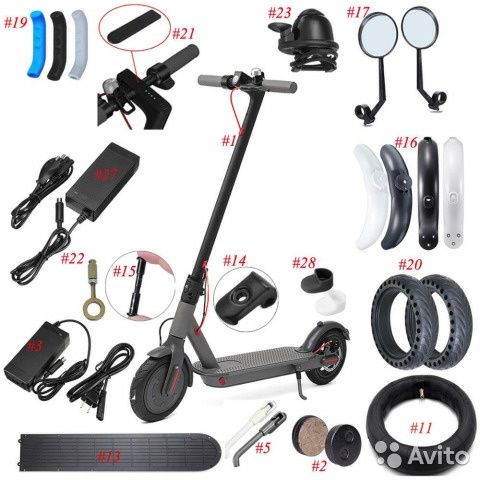 Запчасти для электросамоката