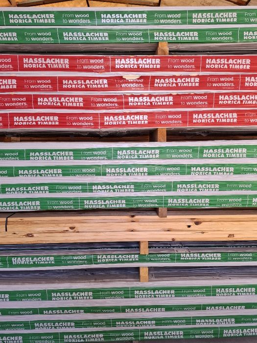 Ламперия и дървени греди