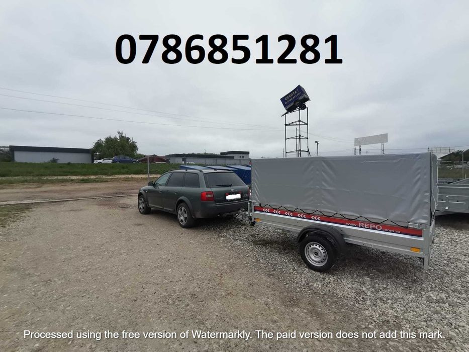 Remorca Tego Repo Tandem Dublu Ax Auto Moto  Atv  750 Kg MMA Oferta