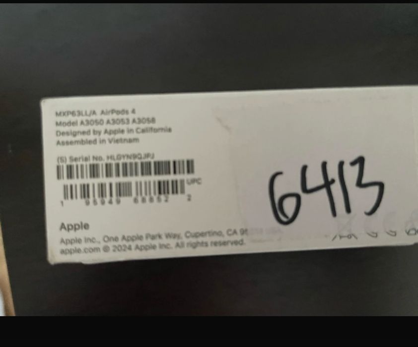 Casti Apple wireless, airPods 4 2025