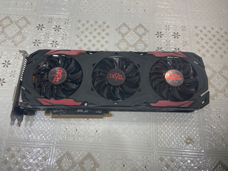 Видеокарта RX480 8g RED DEVLL Power Color