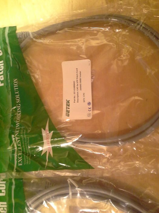 Патч-корд FTP cat.5е, RJ45-RJ45, 24AWG 1 и 3 метра